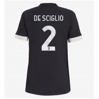 Camisa de Futebol Juventus Mattia De Sciglio #2 Equipamento Alternativo Mulheres 2023-24 Manga Curta